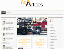 Tablet Screenshot of go-articles.com